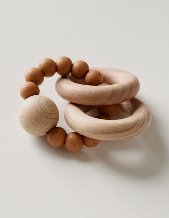 Teether Ring Speckled Butterum