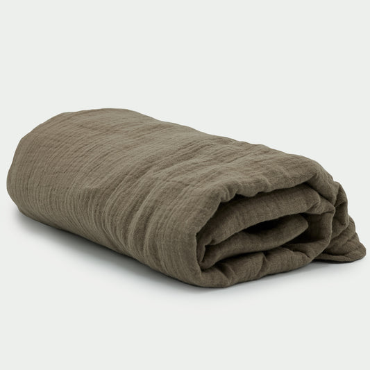 Muslin Swaddle Blanket | Flax