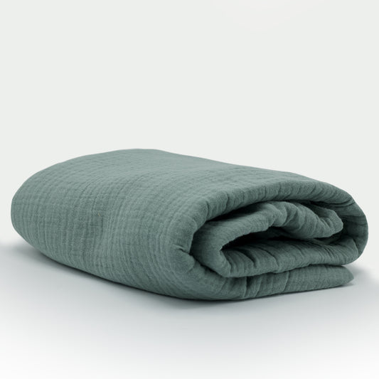 Muslin Swaddle Blanket | Mint