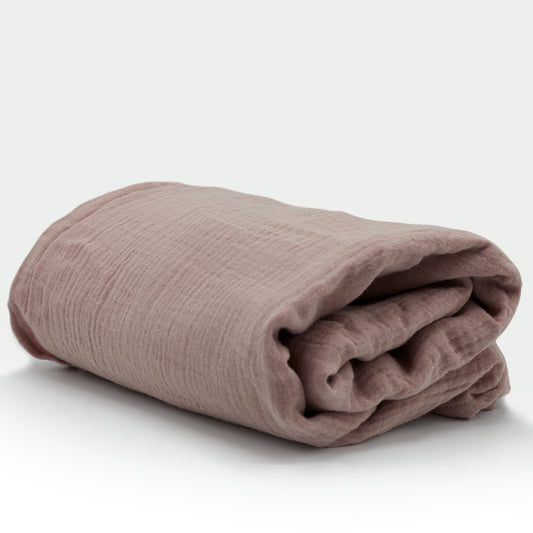 Muslin Swaddle Blanket | Blush