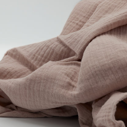 Muslin Swaddle Blanket | Blush