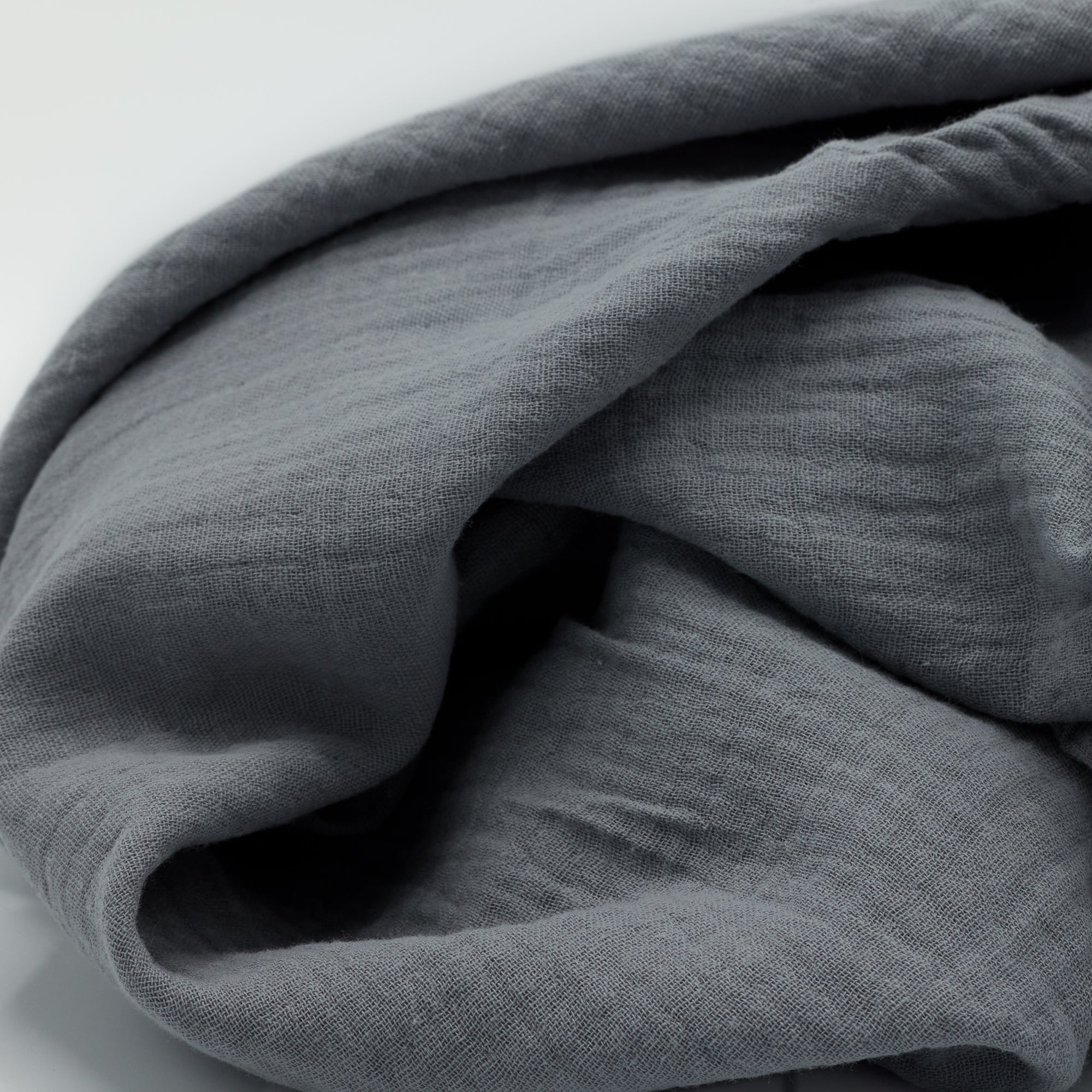 Muslin Swaddle Blanket | Steel Blue