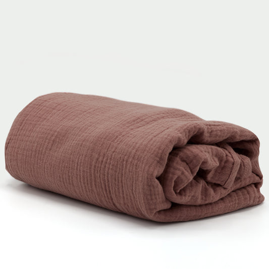 Muslin Swaddle Blanket | Rose