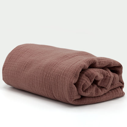 Muslin Swaddle Blanket | Rose