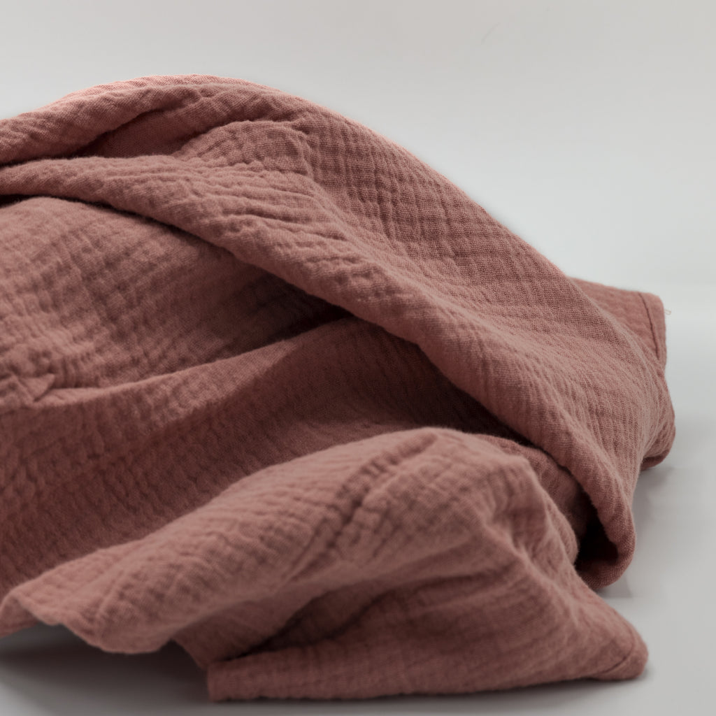 Muslin Swaddle Blanket | Rose
