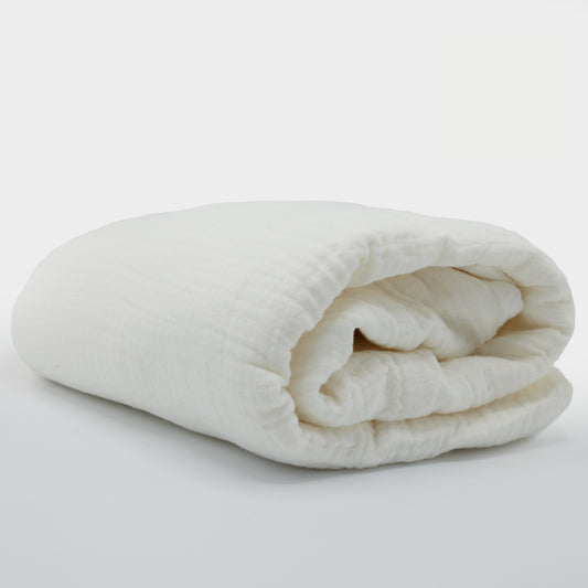 Muslin Swaddle Blanket | White