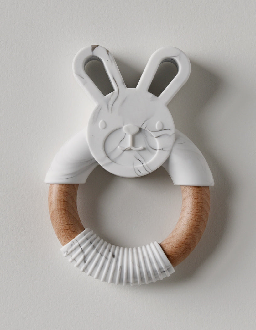 Bunny Teether Marble