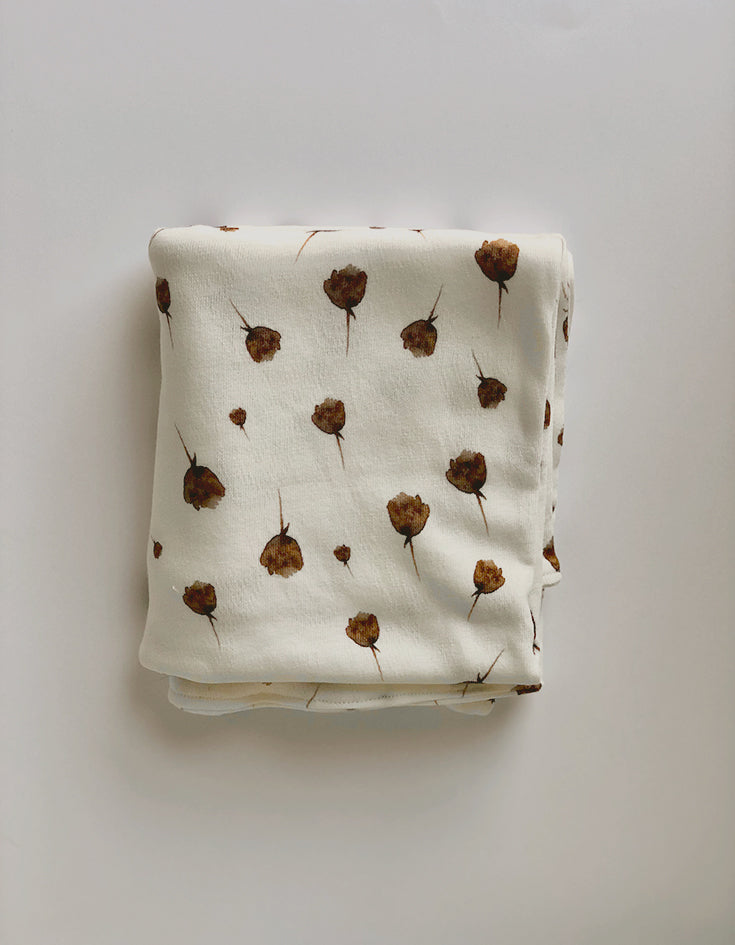 Cotton Baby Blanket Floral