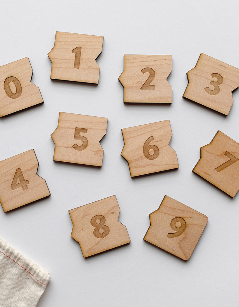 Wooden Number Puzzle