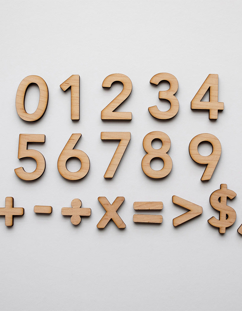 Wood Number & Equation Set