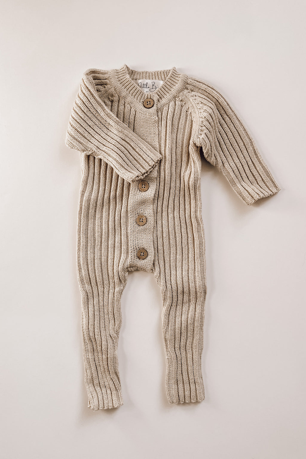 Knit Romper - Honey