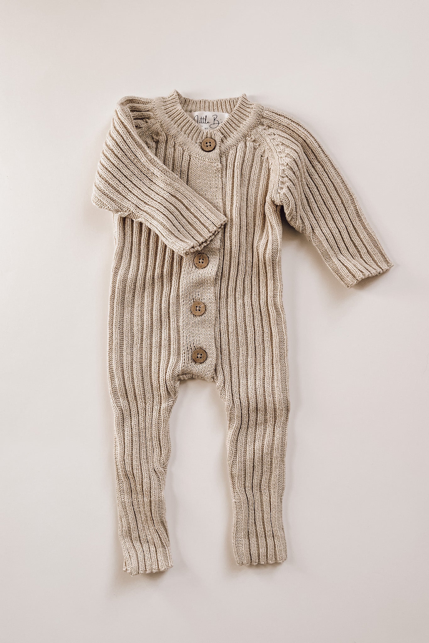 Knit Romper - Honey
