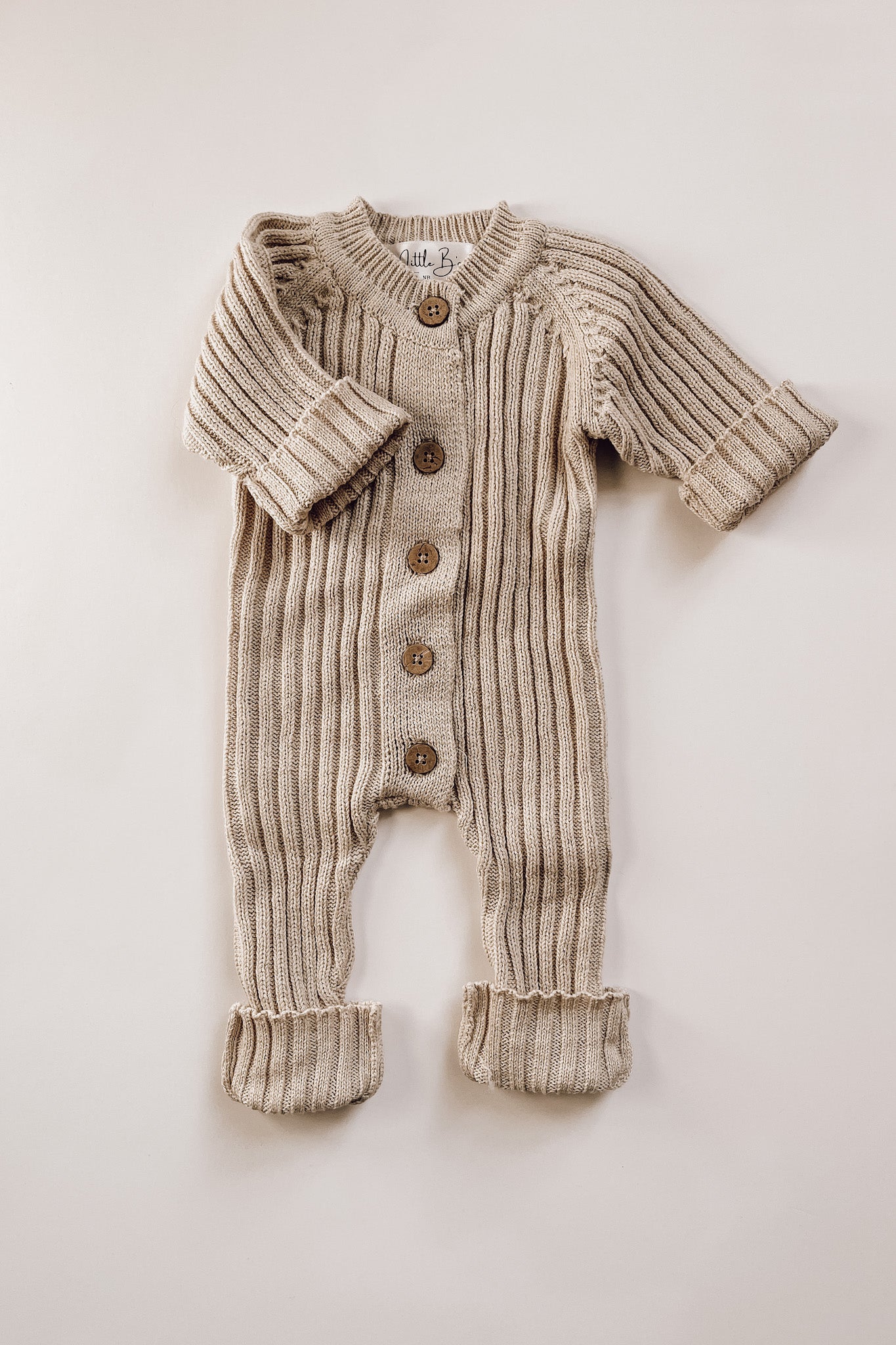 Knit Romper - Honey