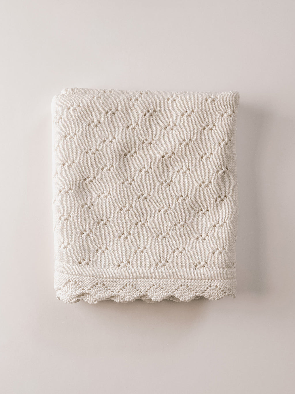 Pointelle Heirloom Knit - Milk