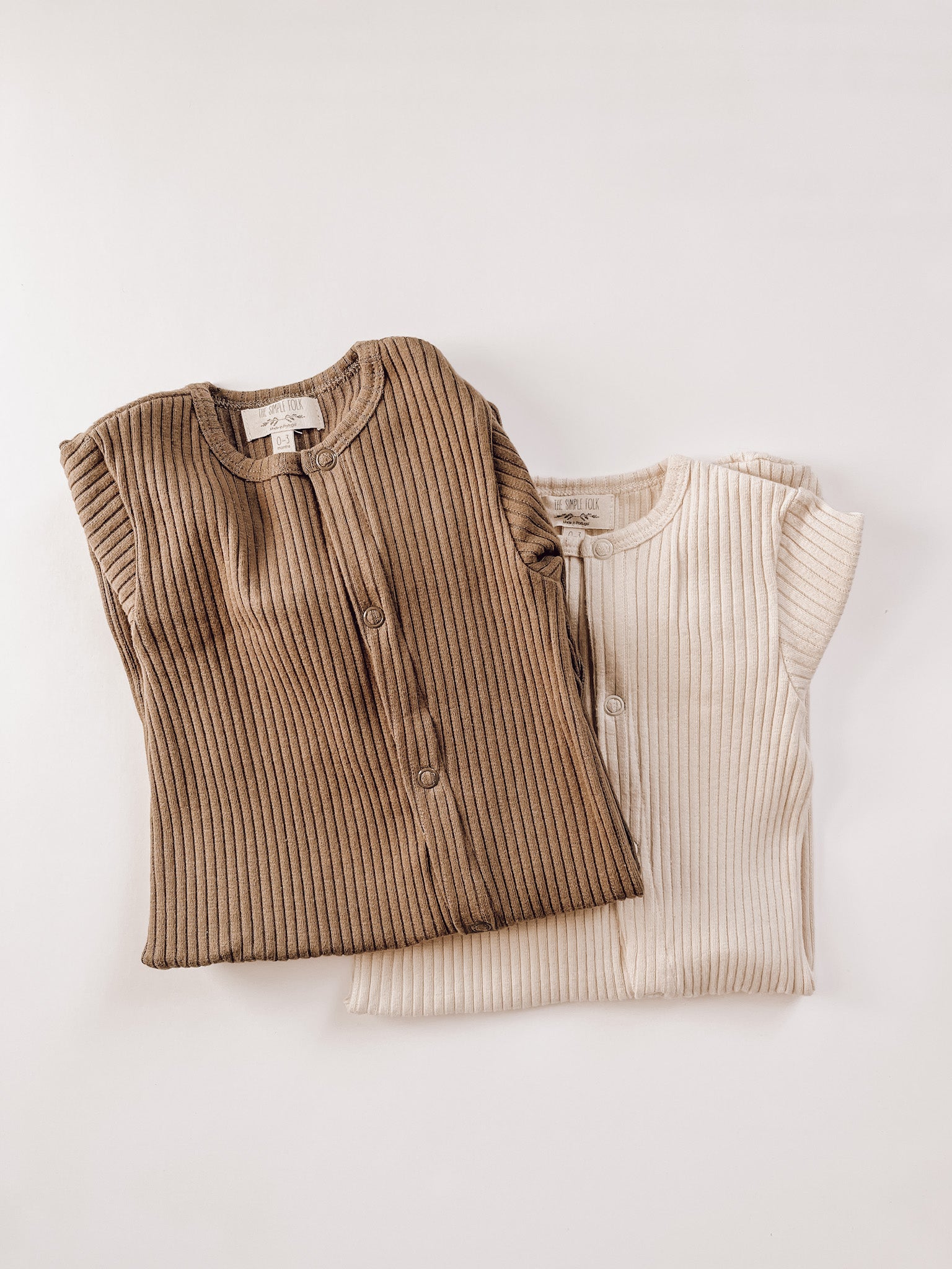 Ribbed Pajama - Walnut