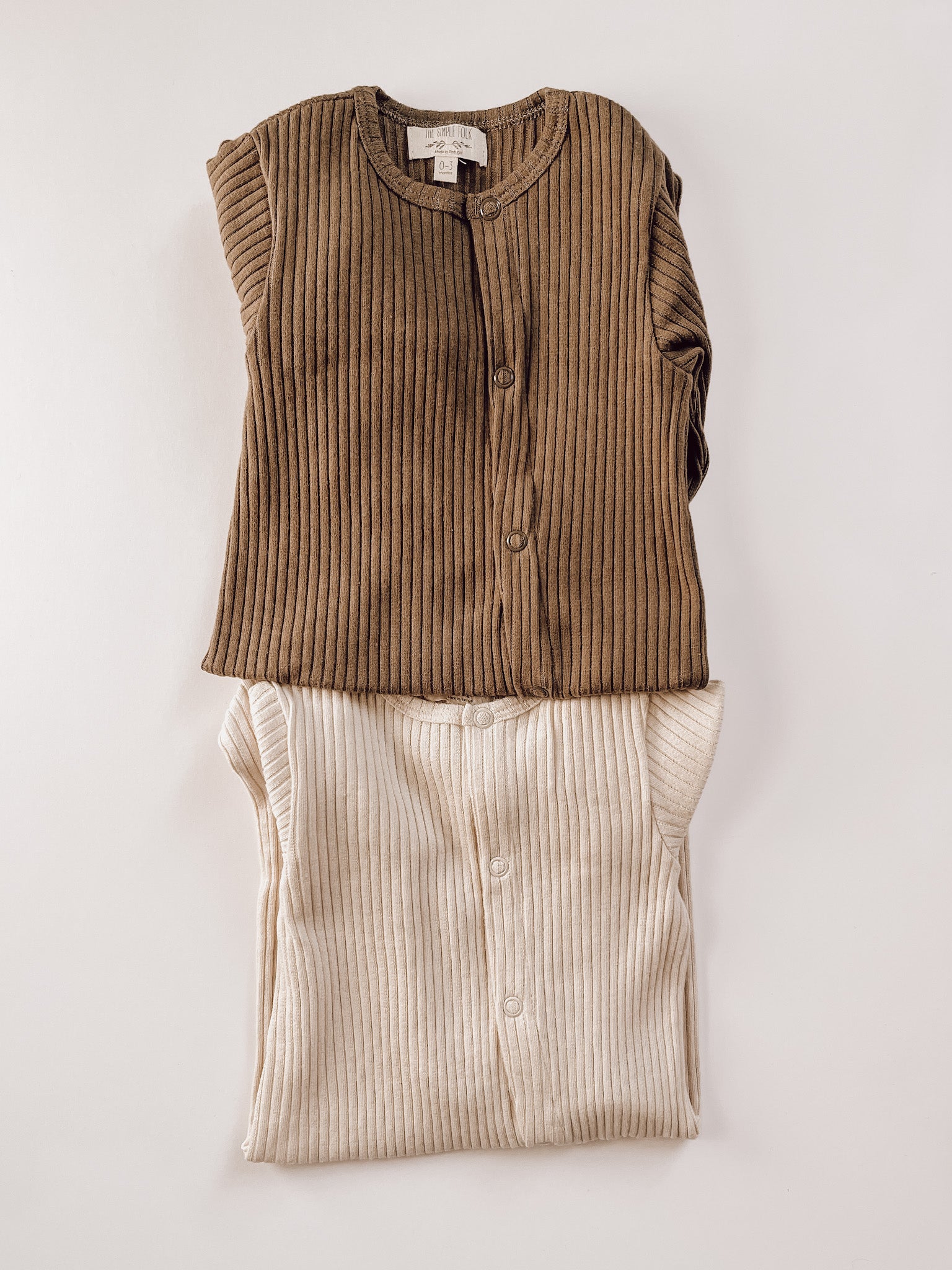 Ribbed Pajama - Walnut
