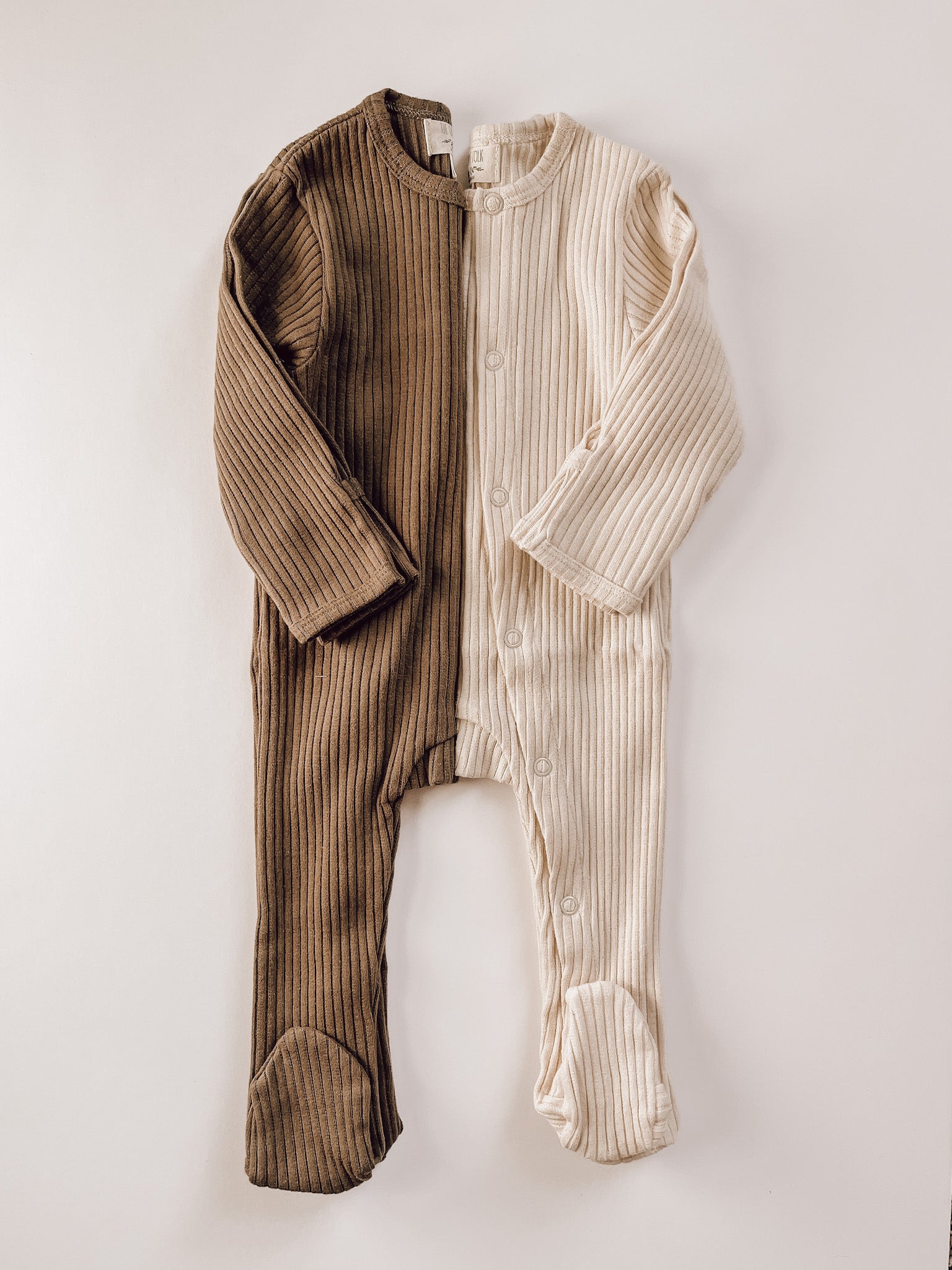 Ribbed Pajama - Walnut