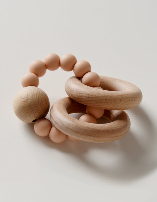 Teether Ring Dusty Rose