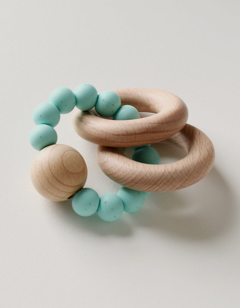Teether Ring Speckled Robyn's Egg