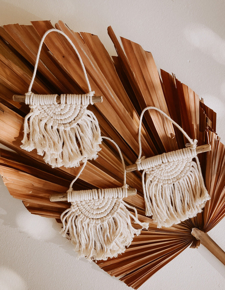 Iris Mini Macrame Wall Hang