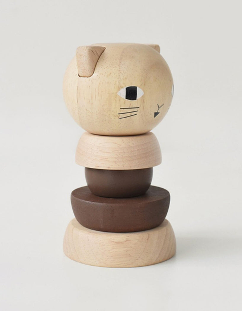 Cat Wood Stacker